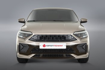 28 099 р. Передний бампер REBOOT  Volkswagen Polo  Mk6 (2020-2022) (Окрашенный с выделением диффузора и декоративных элементов)  с доставкой в г. Санкт‑Петербург. Увеличить фотографию 1