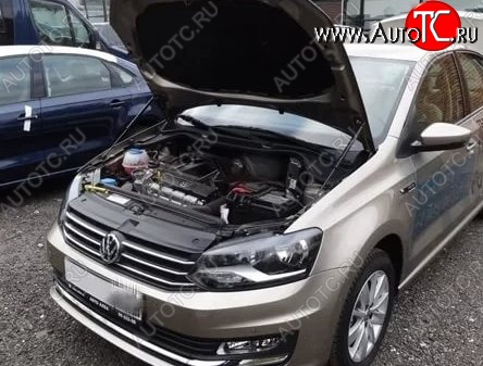 2 199 р. Газовые упоры капота Berkut Volkswagen Polo 5 хэтчбек рестайлинг (2015-2020)  с доставкой в г. Санкт‑Петербург