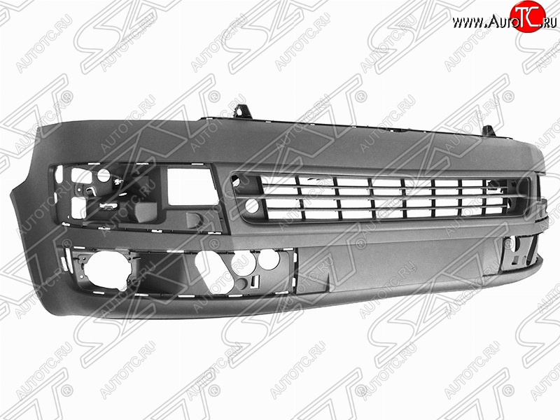 12 449 р. Передний бампер SAT  Volkswagen Transporter  T5 (2009-2015) рестайлинг (Неокрашенный)  с доставкой в г. Санкт‑Петербург