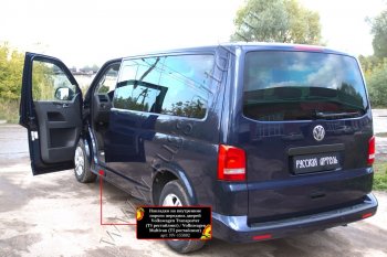 939 р. Накладки на внутренние пороги передних дверей RA  Volkswagen Transporter  T5 (2009-2015) рестайлинг  с доставкой в г. Санкт‑Петербург. Увеличить фотографию 4