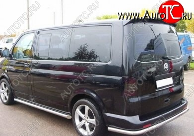 6 249 р. Лип спойлер CT Volkswagen Transporter T5 дорестайлинг (2003-2009) (Неокрашенный)  с доставкой в г. Санкт‑Петербург