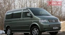 11 249 р. Защита переднего бампера одинарная Souz-96 (d60). Volkswagen Transporter T5 дорестайлинг (2003-2009)  с доставкой в г. Санкт‑Петербург. Увеличить фотографию 1