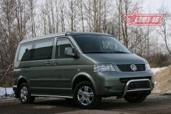 12 959 р. Защита переднего бампера Souz-96 (d60) Volkswagen Transporter T5 рестайлинг (2009-2015)  с доставкой в г. Санкт‑Петербург. Увеличить фотографию 1