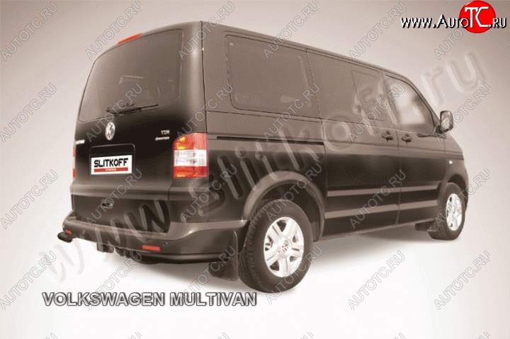 4 999 р. Уголки d57  Volkswagen Transporter  T5 (2003-2009) дорестайлинг (Цвет: серебристый)  с доставкой в г. Санкт‑Петербург