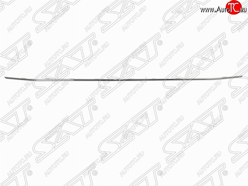 2 399 р. Молдинг на передний бампер SAT  Volkswagen Tiguan  Mk2 (2016-2020) дорестайлинг (центр, Неокрашенный)  с доставкой в г. Санкт‑Петербург