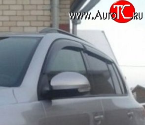 999 р. Комплект дефлекторов окон (ветровиков) 4 шт. Russtal  Volkswagen Tiguan  NF (2006-2011) дорестайлинг  с доставкой в г. Санкт‑Петербург