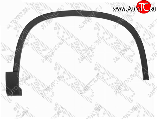 1 249 р. Правый молдинг арки крыла SAT (передний)  Volkswagen Tiguan  NF (2006-2017) дорестайлинг, рестайлинг  с доставкой в г. Санкт‑Петербург