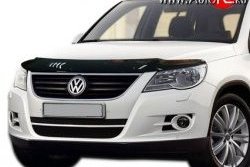 2 499 р. Дефлектор капота NovLine Volkswagen Tiguan NF дорестайлинг (2006-2011)  с доставкой в г. Санкт‑Петербург. Увеличить фотографию 1