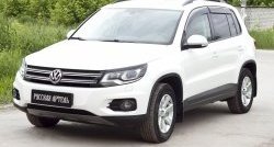 549 р. Реснички на фары RA  Volkswagen Tiguan  NF (2011-2017) рестайлинг (Неокрашенные)  с доставкой в г. Санкт‑Петербург. Увеличить фотографию 3