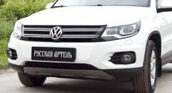 549 р. Реснички на фары RA  Volkswagen Tiguan  NF (2011-2017) рестайлинг (Неокрашенные)  с доставкой в г. Санкт‑Петербург. Увеличить фотографию 6