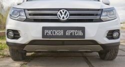 1 639 р. Защитная сетка решетки переднего бампера (Track & Field) РА Volkswagen Tiguan NF рестайлинг (2011-2017)  с доставкой в г. Санкт‑Петербург. Увеличить фотографию 2