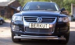 Декоративная вставка воздухозаборника Berkut Volkswagen Touareg GP рестайлинг (2006-2010)