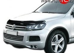 Дефлектор капота NovLine Volkswagen Touareg NF дорестайлинг (2010-2014)