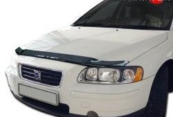 2 799 р. Дефлектор капота NovLine Volvo S60 RS,RH седан дорестайлинг (2000-2004)  с доставкой в г. Санкт‑Петербург. Увеличить фотографию 1