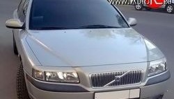 3 399 р. Реснички Sport на фары  Volvo S80  AS60 седан (2006-2010) дорестайлинг (Неокрашенные)  с доставкой в г. Санкт‑Петербург. Увеличить фотографию 1