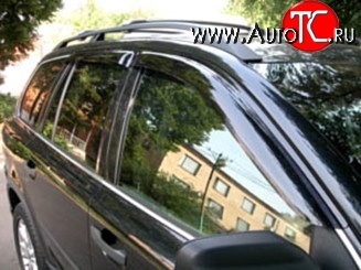 2 989 р. Дефлекторы окон (ветровики) Novline 4 шт Volvo XC90 C дорестайлинг (2002-2006)  с доставкой в г. Санкт‑Петербург