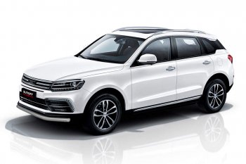 Защита переднего бампера Slitkoff (d57 мм) Zotye Coupa B11F (2019-2021)