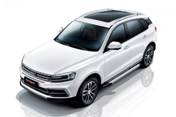 14 999 р. Пороги алюминиевые Slitkoff  Zotye Coupa  B11F (2019-2021) (Optima Silver)  с доставкой в г. Санкт‑Петербург. Увеличить фотографию 3